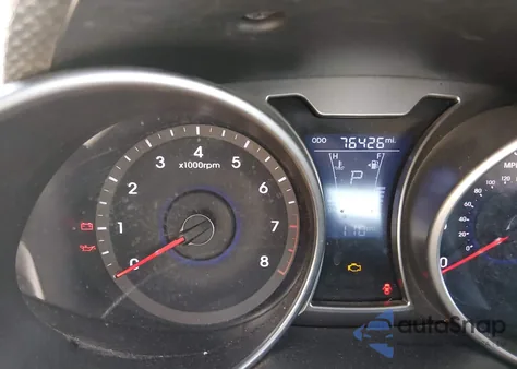 2016 Hyundai Veloster z USA, uszkodzony, nr VIN KMHTC6AD8GU301350